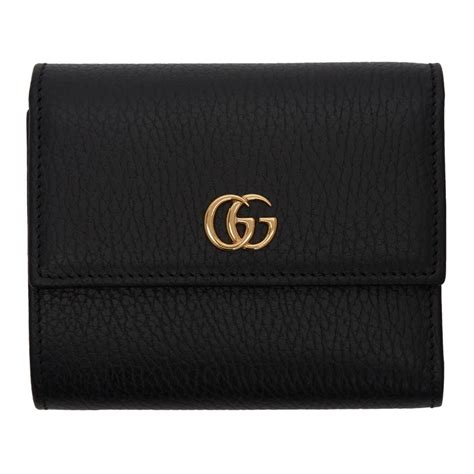 gucci marmont trifold wallet|Gucci Marmont wallet men's.